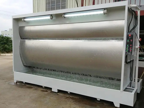 Water curtain cabinet