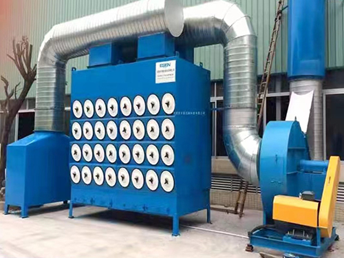 pulse pleated filter cartridge dust collector