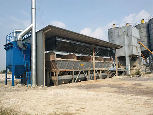Dust collector for building materials factory