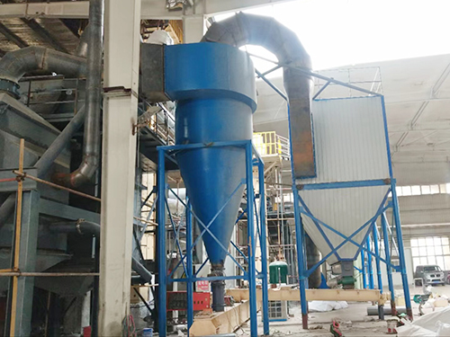 dust collector for dry powder mortar drying furnace