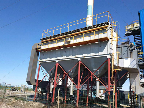 Biomass boiler dust collector