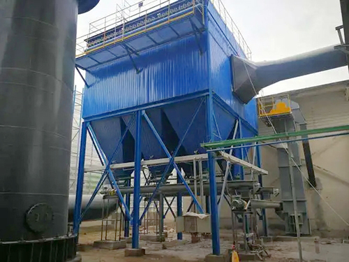 white ash kiln dust collector