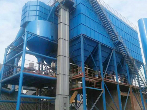 Kiln desulfurization dust collector