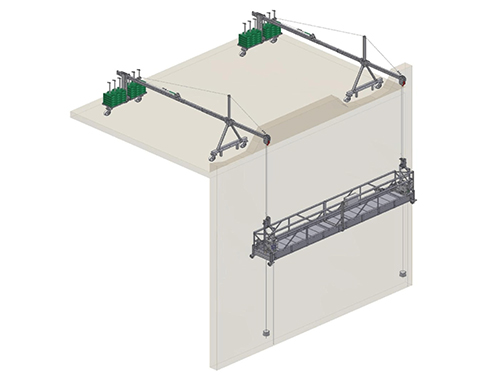 Electric suspended basket