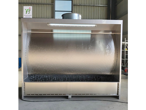 Water curtain cabinet