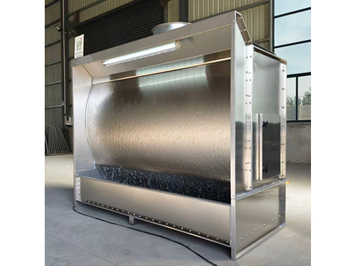 Water curtain cabinet